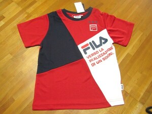 *送料無料*新品*150*FILA*レッド*半袖Tシャツ*フィラ*