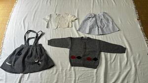 ... child clothes Familia 110 size 4 point together 1 jpy ~ there is no final result 