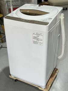 ★TOSHIBA 東芝★ 洗濯機 AW-5G8 2020年 5.0kg コンパクト 一人暮らし 単身 槽乾燥機能 多機能 福島 郡山市★直接渡しOK★