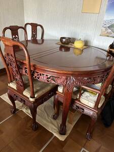  China furniture dining table chair Vintage 