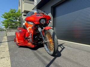 平成２６年式　車検令和７年９月！　フルスタムトライクハーレー　ゴードン　ショーカー　すぐ乗れます！　GORDON TRIKE　Harley-Davidson 