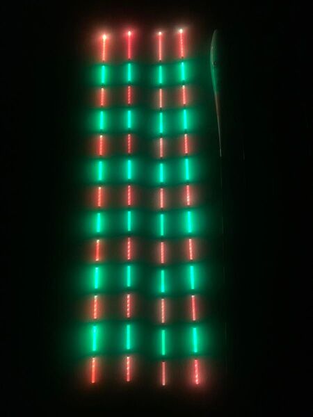 電気ウキ オモリ10グラム、8グラム、5グラム、3グラム棒ウキ へら浮き LED 13点発光、全長75cmぐらい。4点セト