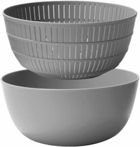 ライクイット ( like-it ) ざる ボウル 樹脂製 Colander&Bowl 米とぎにも使える ザルとボール Ф22.7