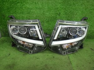 # H29年 ムーヴ カスタム LA150S 前期 純正 LED ヘッド ライト 左右 セット 81145-B2060 81185-B2060 KOITO 100-69010 ステラ [06011891]