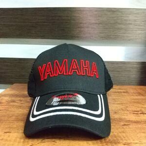 即決　新品　送料無料　YAMAHA 　ヤマハ　バイク　キャップ　レーシング　ツーリング　USA　黒　CAP　エンジン　夏　メッシュ