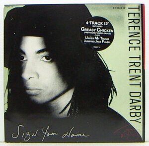 12”Single,TERENCE TRENT D'ARBY　SIGN YOUR NAME 輸入盤