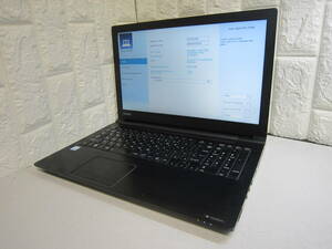 M013★TOSHIBA dynabook B65/M　Core i5 8250U　メモリ/8GB　HDD/無 BIOS確認