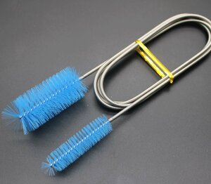  pipe brush blue 2WAY type drainage . drainage tube cleaning aquarium aquarium hose flexible pipe cleaner 