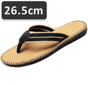 1 старт мужской PVC пляжные шлепанцы светло-коричневый 26.5cm *078 resort сандалии 