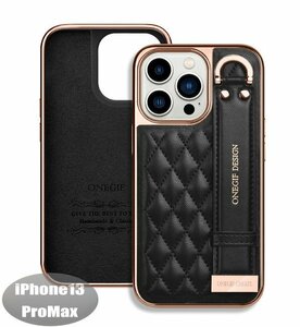 iPhone13PROMax case black stylish smartphone case smartphone cover Impact-proof impact absorption [n284]