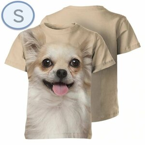 ドッグ 半袖 Tシャツ 【n-233-B】 チワワ Sサイズ 犬 イヌ いぬ