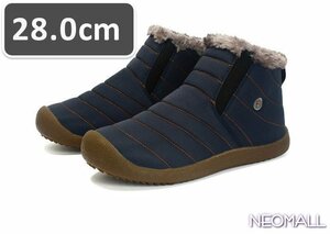  унисекс снегоступы [868] 28.0cm темно-синий мутон ботинки спортивные туфли winter ботинки обратная сторона ворсистый водонепроницаемый защищающий от холода . скользить зимний обувь хлопок обувь 