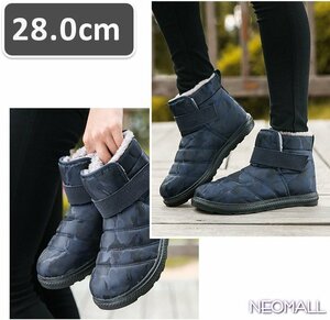  унисекс снегоступы [870] 28.0cm камуфляж темно-синий мутон ботинки спортивные туфли winter ботинки обратная сторона ворсистый водонепроницаемый защищающий от холода . скользить зимний обувь 