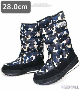  мужской снегоступы [866] 28.0cm серый камуфляж мутон ботинки спортивные туфли winter ботинки обратная сторона ворсистый водонепроницаемый защищающий от холода . скользить зимний обувь хлопок обувь 