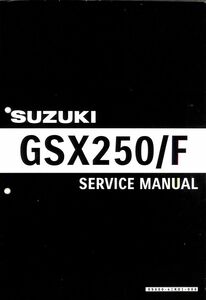#1829/GSX250F.ジクサー/スズキ.サービスマニュアル/配線図付/2020年/2BK-ED22B/レターパック配送/追跡可能/正規品