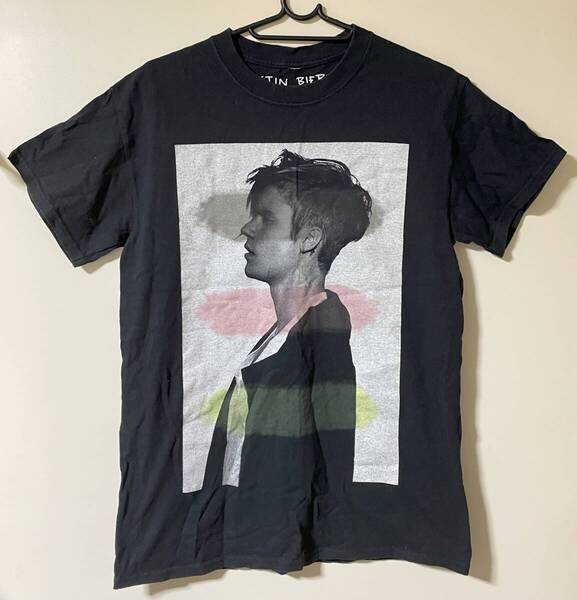 【サイズ小さめ】 Justin Bieber ジャスティンビーバー Tシャツ ● ロックT バンドT