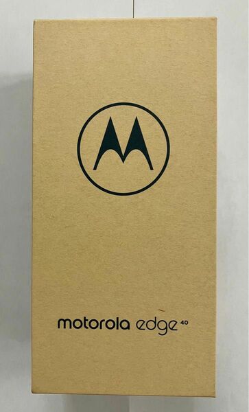 Motorola edge40 ルナブルー　新品未開封