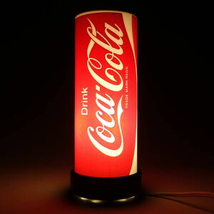  очень редкий Coca Cola Coca Cola стол лампа Vintage Showa Retro подставка лампа свет освещение интерьер american смешанные товары 