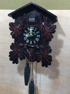 [TC]POPPO 手塚時計 鳩時計 柱時計 レトロ 