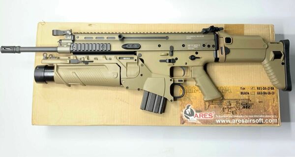 ARES SCAR-L + EGLMグレネードランチャー AEG-34-LT-DX