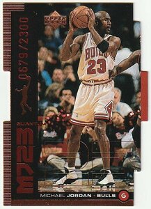 1998-99 UPPER DECK MJ23 QUANTAM BRONZE DIE-CUT #QMM15 Michael Jordan #/2300 マイケル・ジョーダン