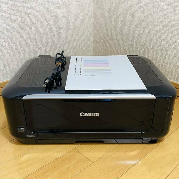 【僅か総印刷枚数150枚以下】 CANON キャノン PIXUS ピクサス MG6230 BK ブラック インクジェットプリンター 複合機 中古 現状品