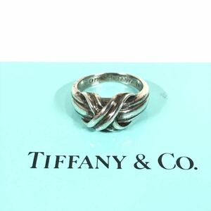 【ティファニー】本物 TIFFANY&Co. 指輪 シグネチャー シルバー925 サイズ9号 リング 女性用 レディース アクセサリー 送料370円