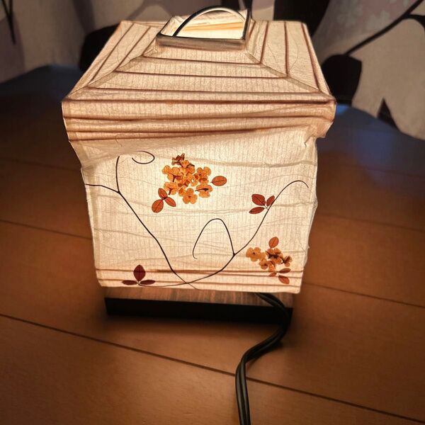 最終値下げ ライト 和紙 花