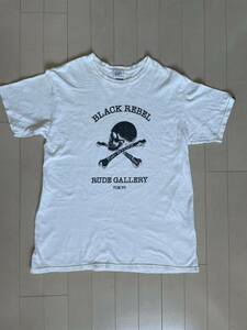 【送料無料】RUDE GALLERY ルードギャラリーブラックレベル ロゴプリントTシャツ ブラックレーベル 白 日本製