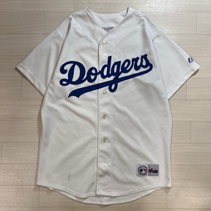 Majestic/マジェスティック/90s/Los Angeles Dodgers Baseball Game Shirt/ロサンゼルス ドジャース/ユニフォーム/MLB/ゲームシャツ