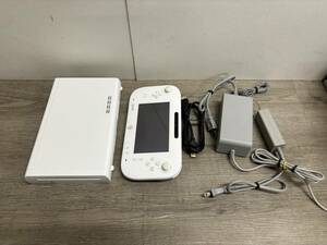 * WiiU * premium set white 32GB operation goods body game pad original adaptor attached Nintendo nintendo 3582