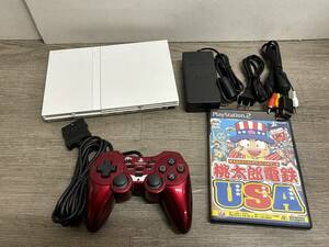 ☆ PS2 ☆ プレイステーション2 SCPH-70000 セラミックホワイト 動作品 本体 コントローラー 付属品 Playstation2 SONY 4761