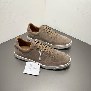 ブルネロクチネリ　BRUNELLO CUCINELLI メンズ　スニーカー　靴　レザー　本革　シューズ　カジュアル　39-44　サイズ選択可能　4432