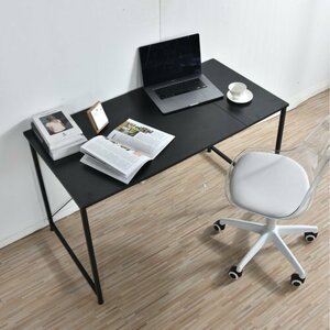 [ black ] computer desk simple ultimate simple desk Work desk wooden desk 