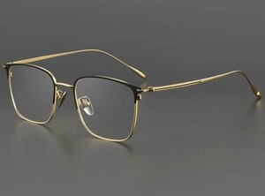 送料無料　メガネフレーム　タテメガネ眼鏡　レンズ交換可能　金属フレーム 新品　ファッション小物 　男女兼用　 sc0092
