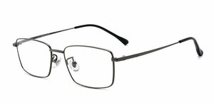 送料無料　チタン　超軽量　フルリム　金属フレーム　タテ眼鏡　レンズ交換可能 メガネフレーム　 sc0328