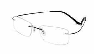 送料無料　メガネフレーム　超軽量　フチなし ツーポイント　タテ眼鏡　レンズ交換可能　男女兼用　ブルーライトカット sc0281