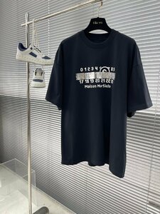 送料無料　Maison Margiela マルタンマルジェラ メンズ　Tシャツ　半袖　文字　ロゴ　コットン　S-XXL　サイズ選択可能　MM6　4536