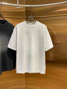 送料無料　Maison Margiela マルタンマルジェラ　メンズ　Tシャツ　半袖　数字ロゴ　丸首　男女兼用　S-XL　サイズ選択可能　MM6　3994