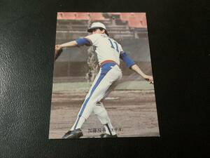 美品　カルビー73年　加藤（太平洋） No.123　プロ野球カード