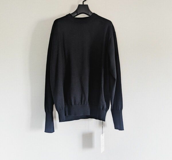 A.PRESSE 24SS　本店限定　黒　COTTON KNIT L/S T-SHIRT　size2 アプレッセ　23