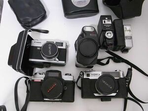 1 jpy camera set sale Canon Canonet/ Yashica YASHICA/TOPCON Tokyo optics flash etc. 