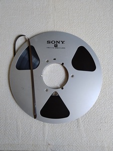 Sony open reel 10 number metal, tape attaching case less 