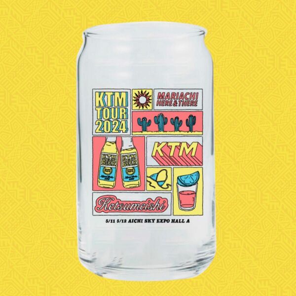 ケツメイシ KTM TOUR 2024愛知会場限定　缶型ビールグラス