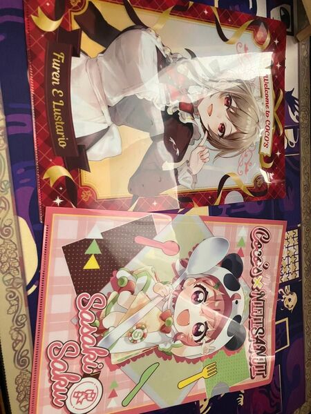 ココス にじさんじコラボ クリアファイル フレン 笹木咲(ミニキャラ)