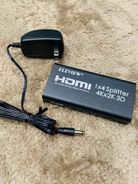 ELEVIEW HDMI 分配器 テレビ 配線 部品 新品未使用