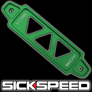 SICKSPEED バッテリータイダウン ステー グリーン B端子 シックスピード USDM JDM エンジンルーム スタンス VIP ドリフト 緑