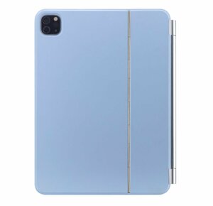 アイパッドエア iPad Air 13 インチ (M2) 2024 タッチパッド付キーボードケース 磁力吸着 bluetooth リチウムバッテリー内蔵 シーブルー