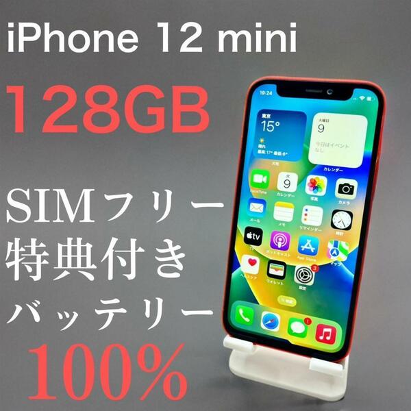 iPhone 12 mini 128GB SIMフリー　【特典付き】