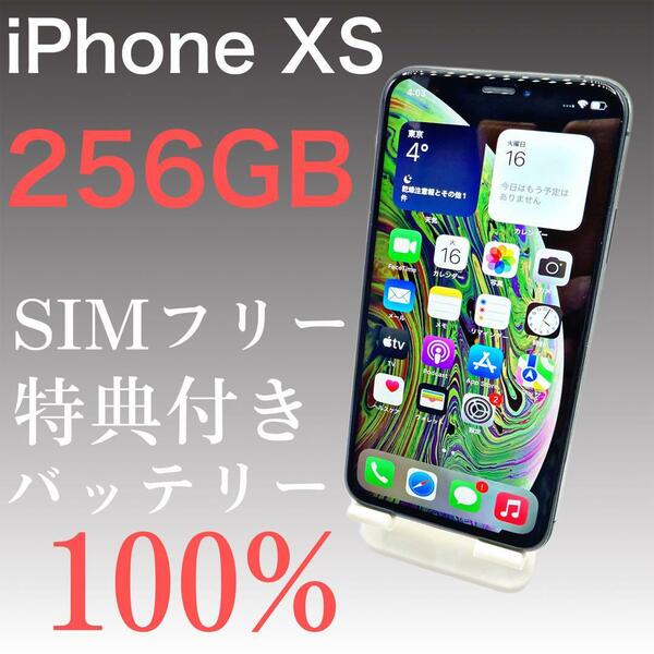 iPhone XS 256GB SIMフリー　【特典付き】